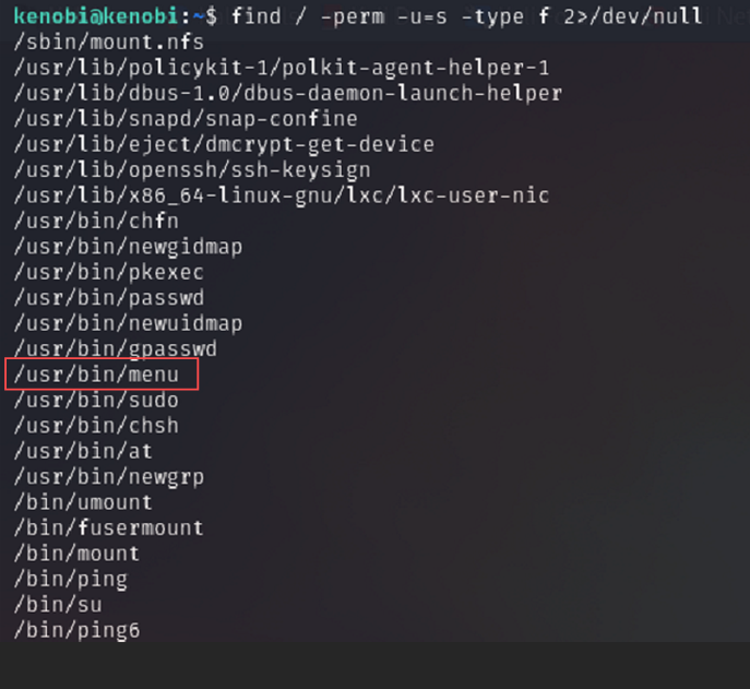 Find SUID files2